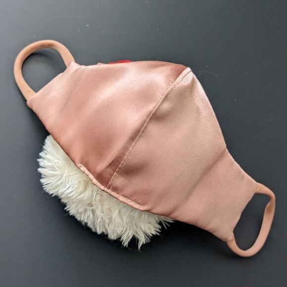 5/$25! New Satin Mask Rose Gold Child Size - Picture 2 of 6